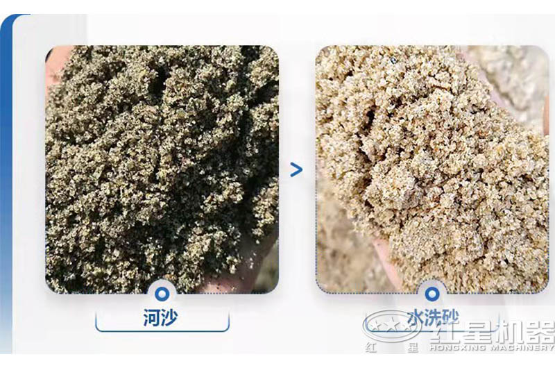 水洗砂和河沙有啥區(qū)別？水洗砂設(shè)備多少錢？