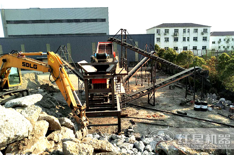 這臺(tái)機(jī)器不一般，移動(dòng)式破碎機(jī)讓建筑垃圾綜合利用率超90%