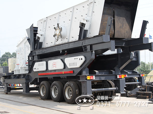 煤矸石車載移動破碎機