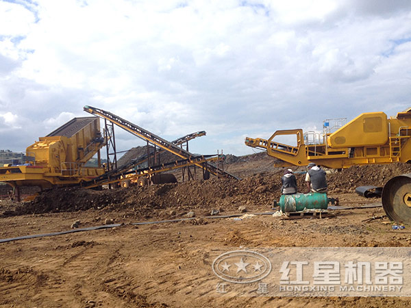 移動式破碎機(jī)讓建筑垃圾點(diǎn)石成金