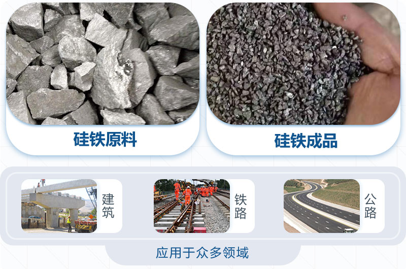 硅鐵破碎后應(yīng)用領(lǐng)域