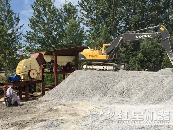 反擊式破碎機在加工機制砂