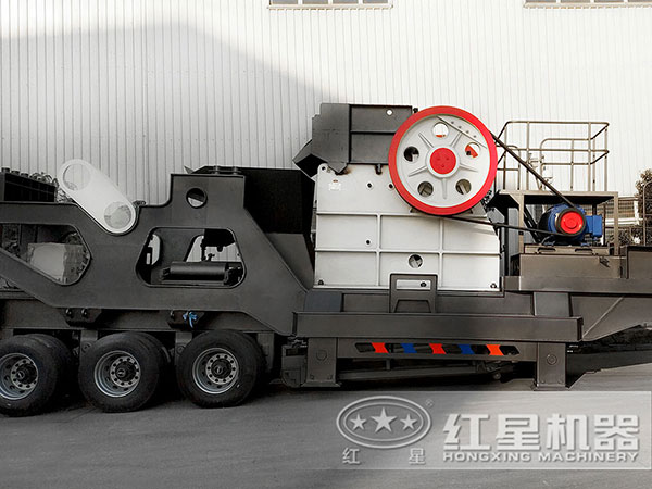 移動式砂石料顎式破碎機