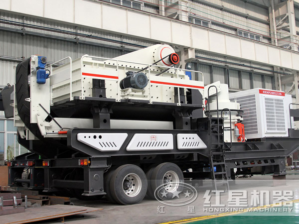 日處理兩千噸可移動破石機(jī)廠家