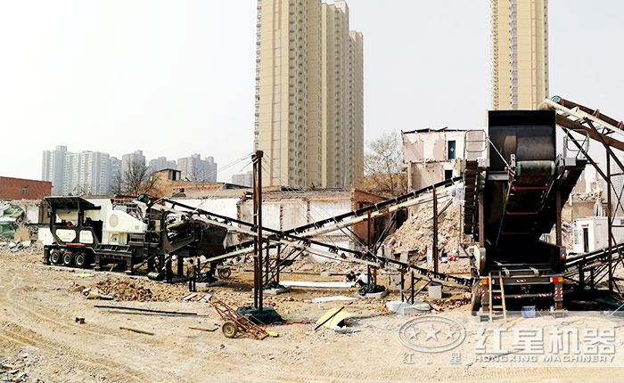 多功能小型移動(dòng)碎石機(jī)-一車載多機(jī)，現(xiàn)場(chǎng)視頻一展風(fēng)采
