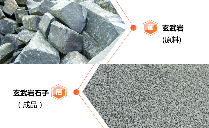 一天產(chǎn)500噸石子的玄武巖粉碎機(jī)有哪些，報(bào)個(gè)大概價(jià)格？