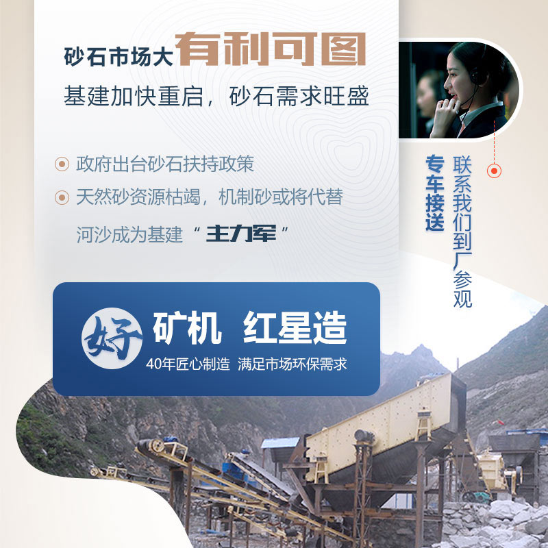 開個小型機(jī)制砂廠大致投入多少錢？需要哪些設(shè)備