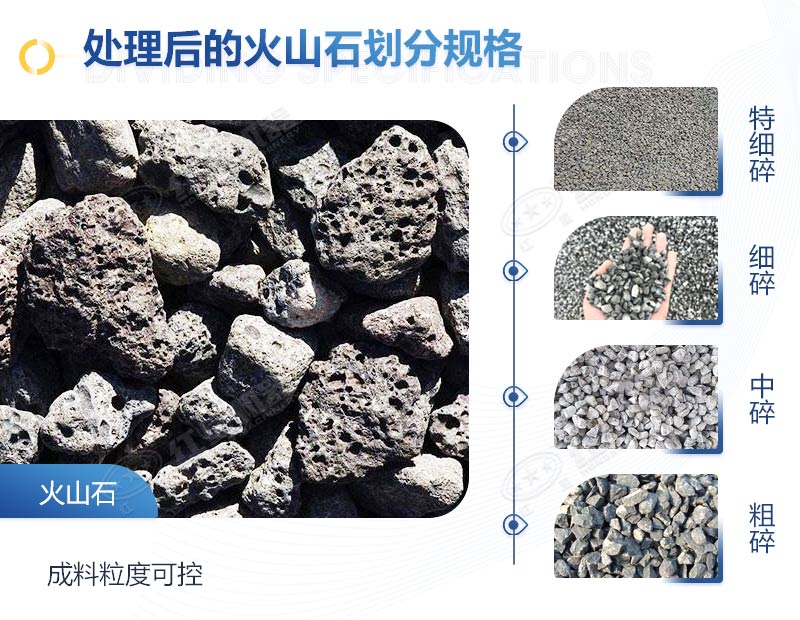 火山石成品規(guī)格多樣