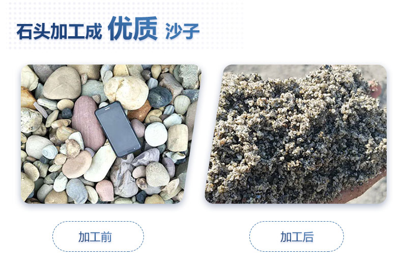 想把河道里的石頭加工成沙子，要怎么做，需要哪些設(shè)備？
