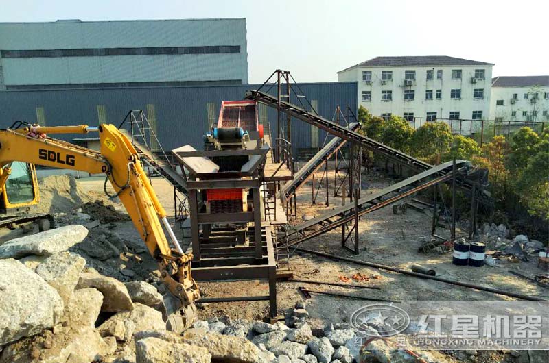 廢棄建筑垃圾移動破碎設(shè)備案例介紹