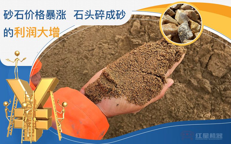 什么石頭可以破碎制砂？制砂設(shè)備有哪些？多少錢(qián)？