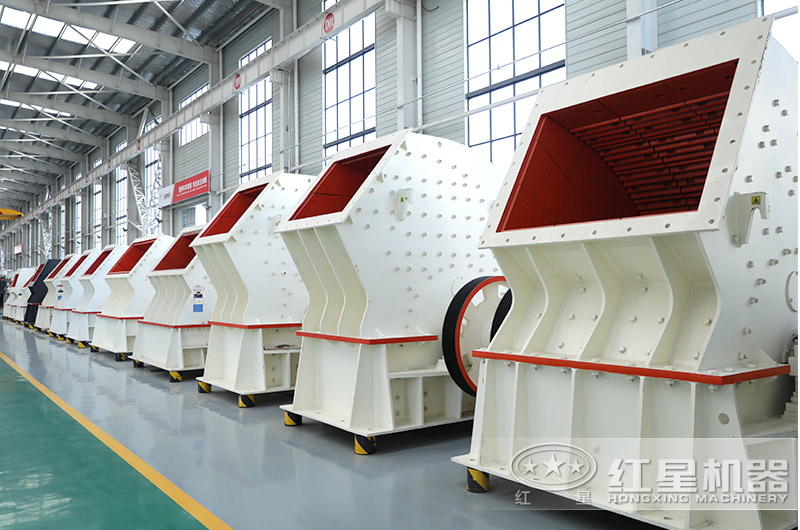 錘式碎石機(jī)，一次破碎一次成型